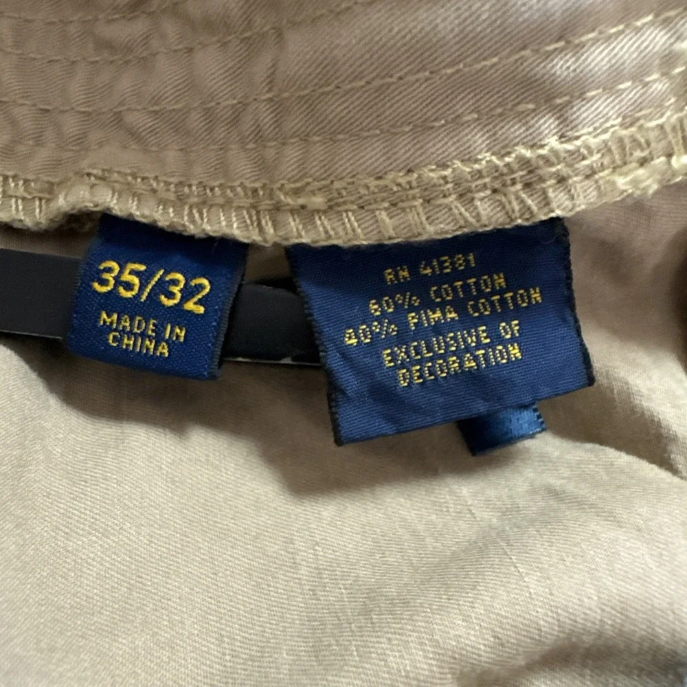 VTG Polo Ralph Lauren Military Spec Cargo Pants Mens 36x30 (34x30) MIL-J-4883A